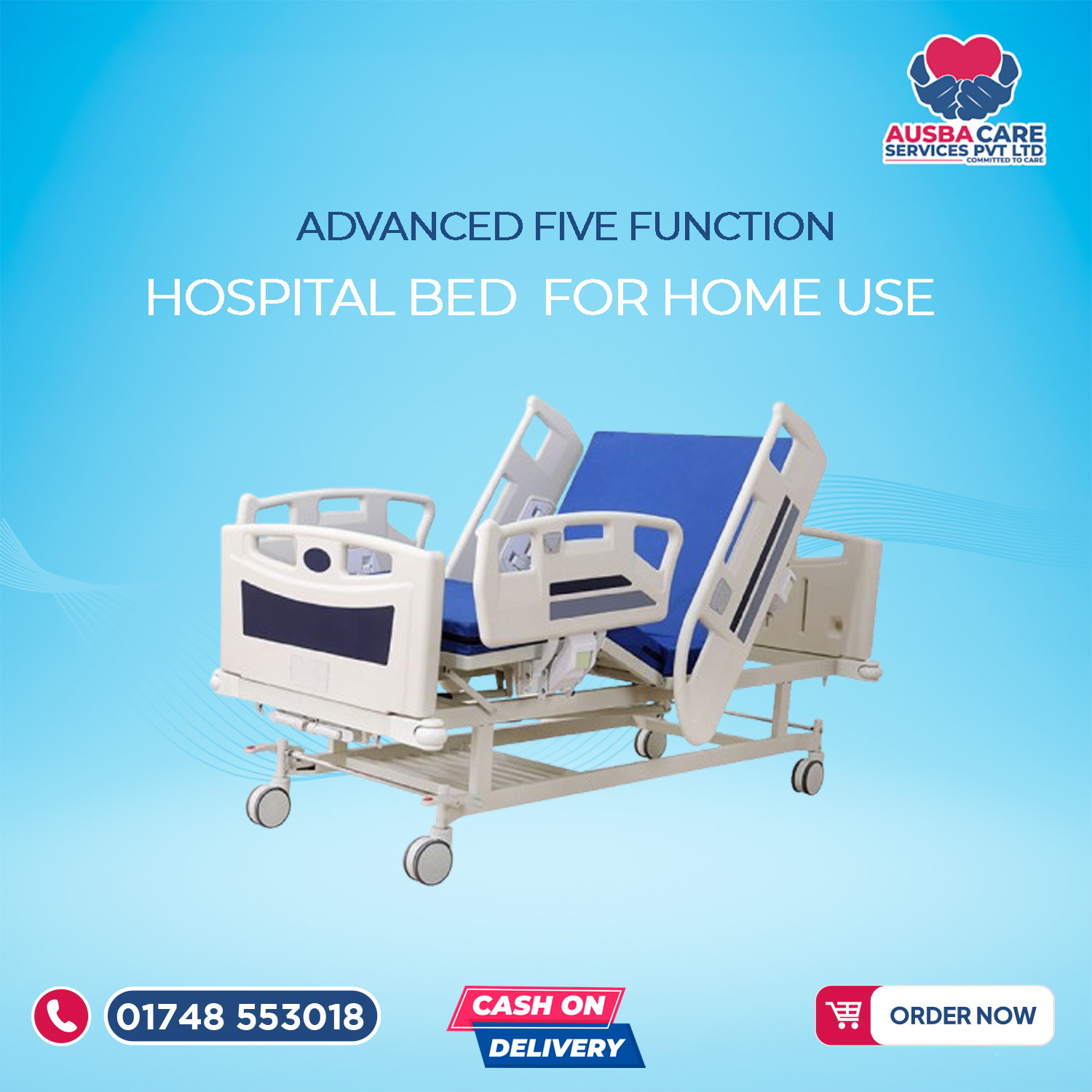 Five-Function Hospital Bed Five-Function Hospital Bed