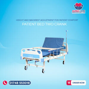 Patient bed two crank
