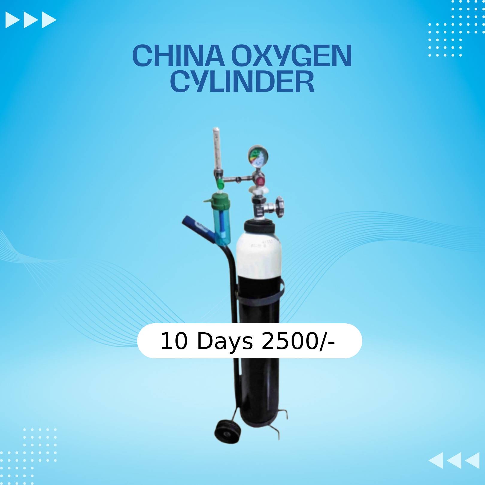 Oxygen cylinder rent in Bangladesh