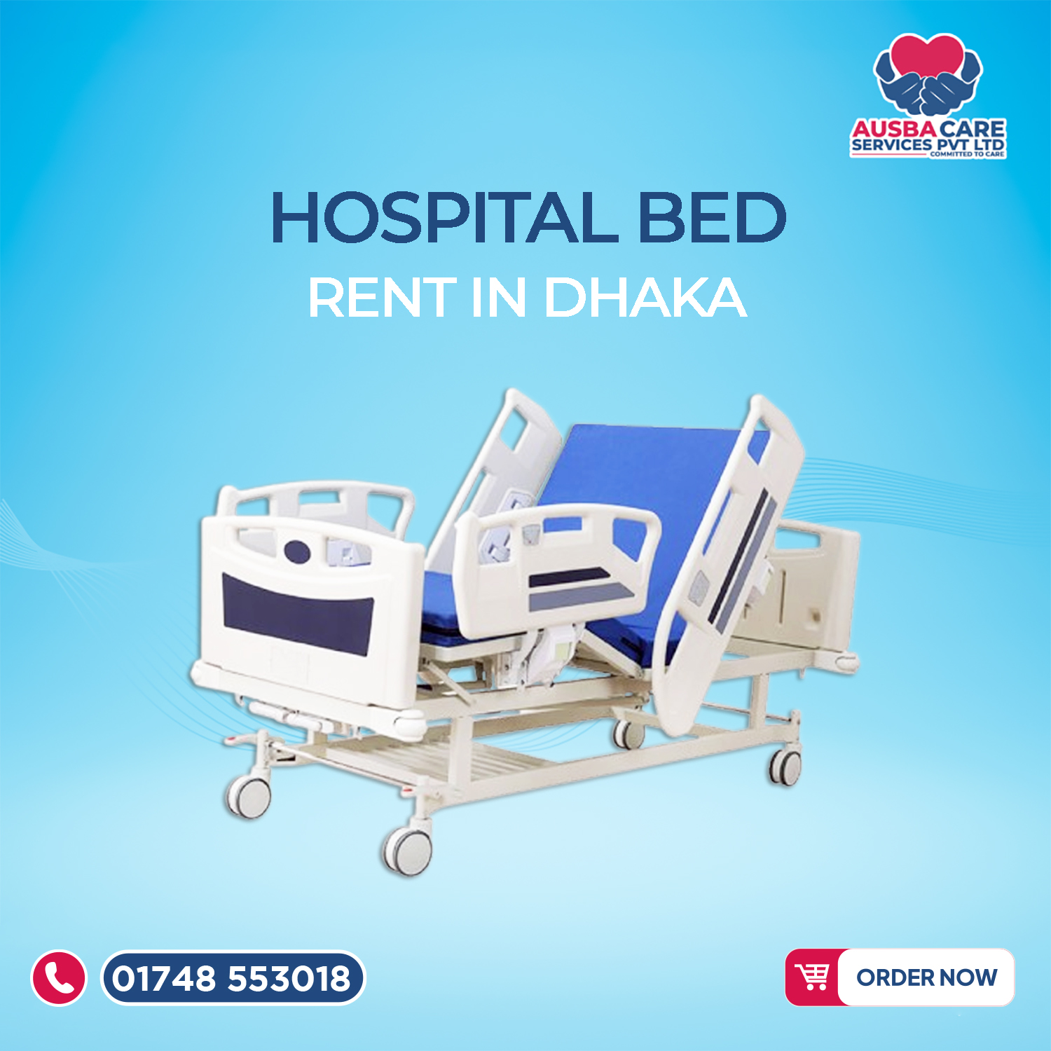 Hospital bed rent Dhaka